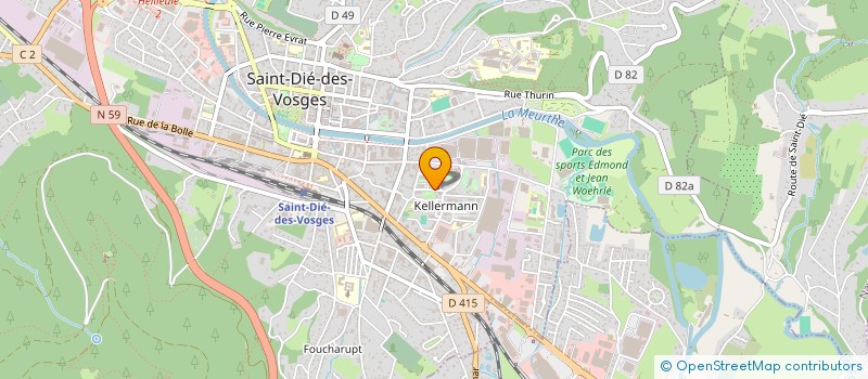 localisation de l'entreprise MONSIEUR BUNYAMIN GOKSU à SAINT-DIE-DES-VOSGES