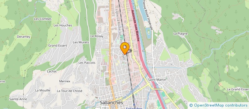 localisation de l'entreprise MONSIEUR BUNYAMIN IPEK  SALLANCHES