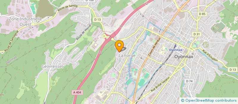localisation de l'entreprise MONSIEUR BUNYAMIN SAHIN à OYONNAX