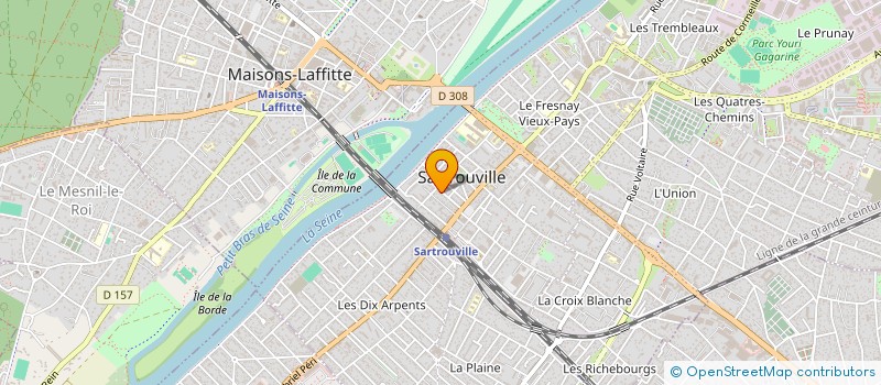 localisation de l'entreprise MONSIEUR BURAK AKYUREK à SARTROUVILLE