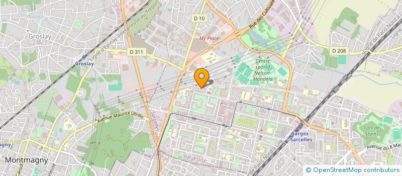 localisation de l'entreprise MONSIEUR BURAK BAYNAZOGLU  SARCELLES