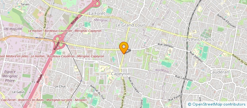 localisation de l'entreprise MONSIEUR BURAK BOZKIR  MERIGNAC