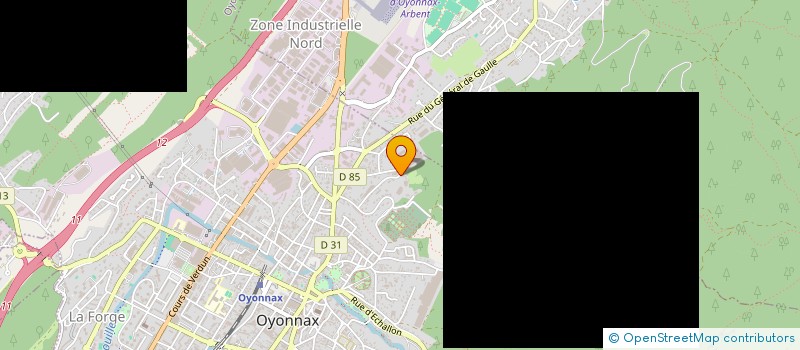 localisation de l'entreprise MONSIEUR BURAK KAYA à OYONNAX