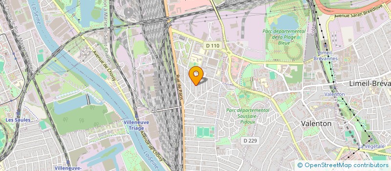 localisation de l'entreprise MONSIEUR BURAK KORKMAZ  VILLECRESNES