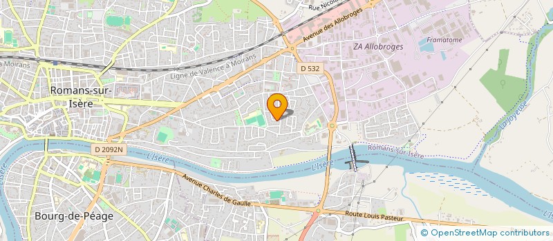 localisation de l'entreprise MONSIEUR BURAK NAMDAR  ROMANS-SUR-ISERE