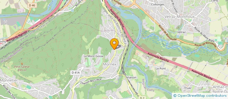 localisation de l'entreprise MONSIEUR BURAK OZKARA  MONNETIER-MORNEX