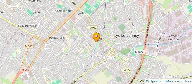 localisation de l'entreprise MONSIEUR BURAK OZKOSAR  LYS-LEZ-LANNOY