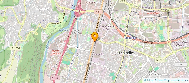 localisation de l'entreprise MONSIEUR BURAK TEKTEN  ECHIROLLES