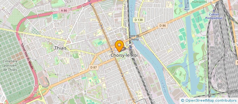 localisation de l'entreprise MONSIEUR BURAK UGUR à CHOISY-LE-ROI