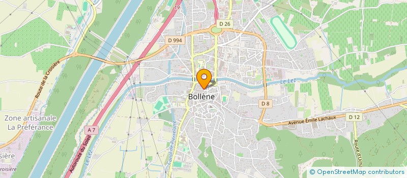 localisation de l'entreprise MONSIEUR BURAK YALDUM  BOLLENE