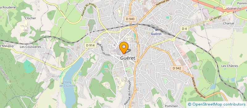 localisation de l'entreprise MONSIEUR BURCIN GUNERI à GUERET