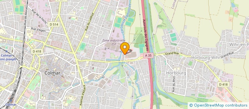 localisation de l'entreprise MONSIEUR BURHAN AYDIN  COLMAR