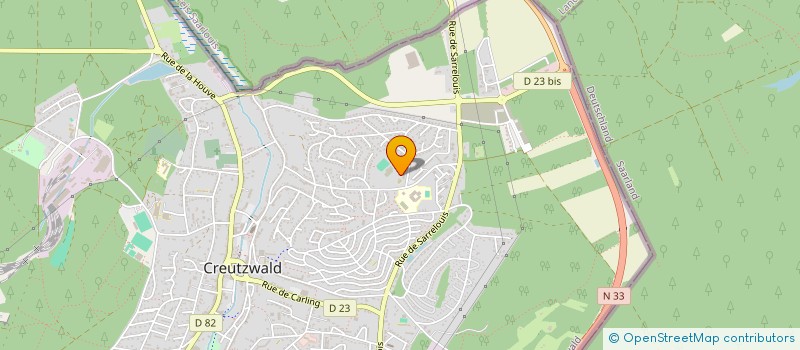 localisation de l'entreprise MONSIEUR BURHAN GUNESLI  CREUTZWALD