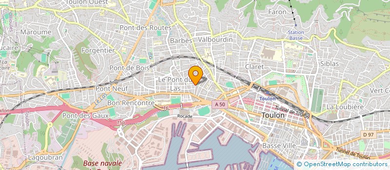 localisation de l'entreprise MONSIEUR BURHAN KARATAS  TOULON