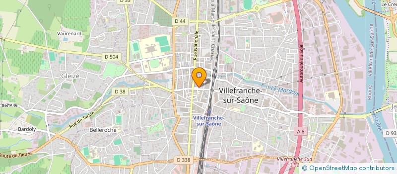 localisation de l'entreprise MONSIEUR BURIM HALILI à VILLEFRANCHE-SUR-SAONE