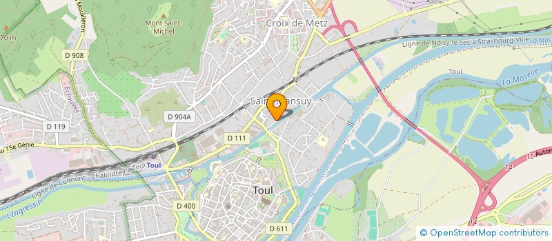 localisation de l'entreprise MONSIEUR BURIM TAHIRI  TOUL