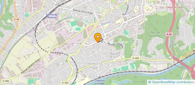 localisation de l'entreprise MONSIEUR BURIM TREPCA  RILLIEUX-LA-PAPE