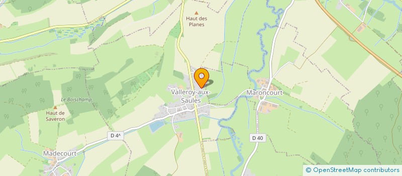 localisation de l'entreprise MONSIEUR BURKHARD ROLL  VALLEROY-AUX-SAULES