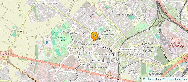 localisation de l'entreprise MONSIEUR BURTY SEEVATHEEAN à STRASBOURG
