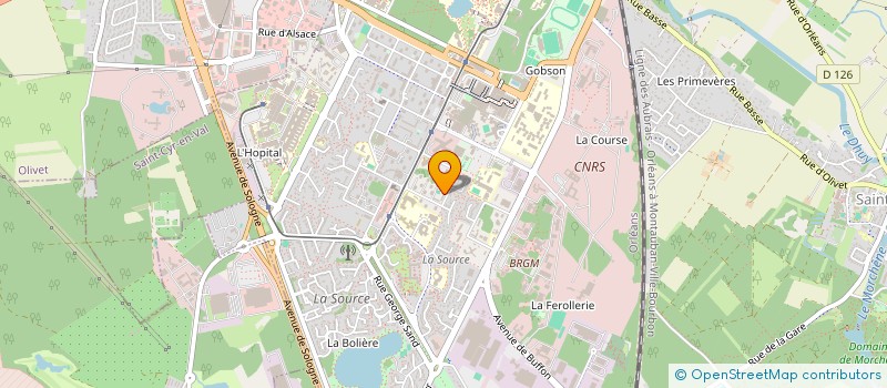 localisation de l'entreprise MONSIEUR BUSHRA MOHAMED OMER à ORLEANS