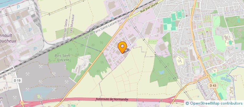 localisation de l'entreprise MONSIEUR BWEFO BANDALA  POISSY