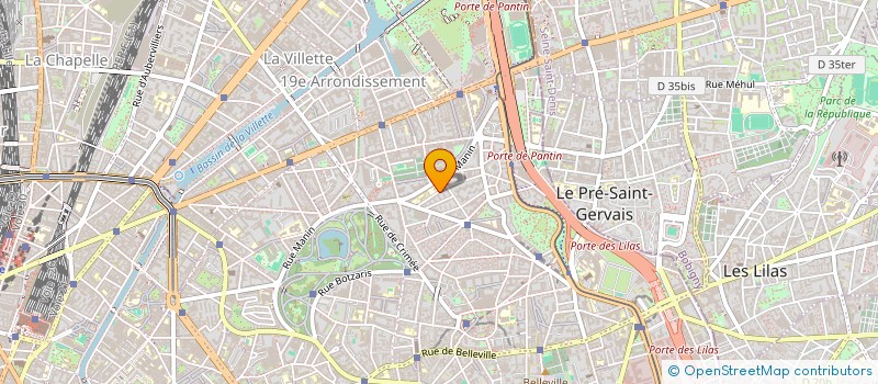 localisation de l'entreprise MONSIEUR BWINI MBAYA  PARIS