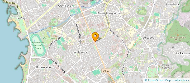 localisation de l'entreprise MONSIEUR BYLAL ABEDI  MARSEILLE 9EME