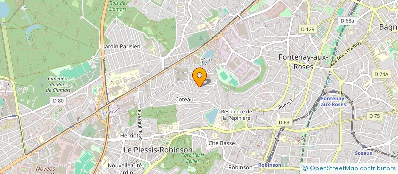 localisation de l'entreprise MONSIEUR BYRON CHARLERY  LE PLESSIS-ROBINSON