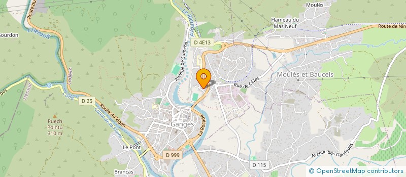 localisation de l'entreprise MONSIEUR BYRON HAMADOU  GANGES