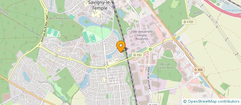 localisation de l'entreprise MONSIEUR BYRON LUBAKI  SAVIGNY-LE-TEMPLE