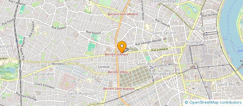 localisation de l'entreprise MONSIEUR BYRON THORNES  BORDEAUX