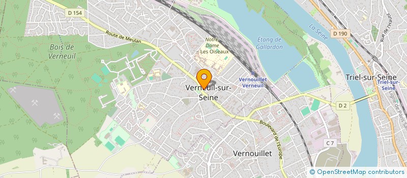 localisation de l'entreprise MONSIEUR C GUILBERT  VERNEUIL-SUR-SEINE