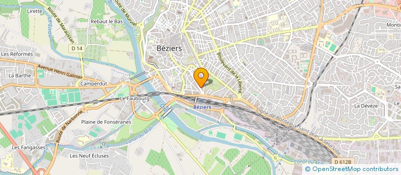 localisation de l'entreprise MONSIEUR C JIMENEZ  BEZIERS