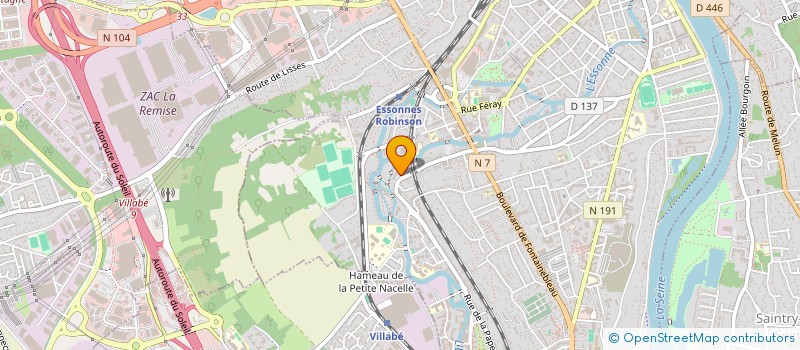 localisation de l'entreprise MONSIEUR CAAB HOUMADI DJAHA à CORBEIL-ESSONNES