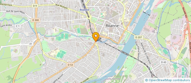 localisation de l'entreprise MONSIEUR CABIR SAHIN à ROANNE