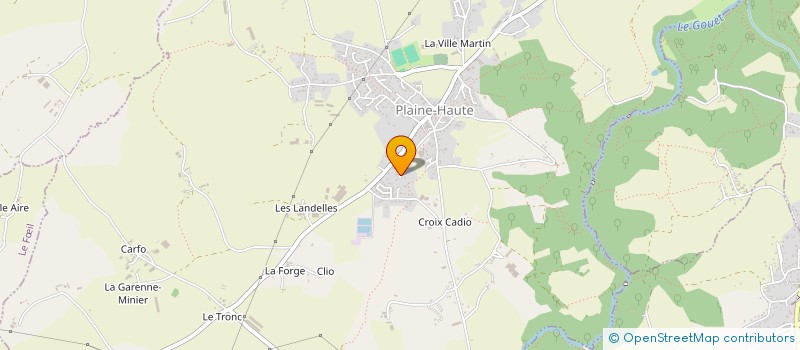 localisation de l'entreprise MONSIEUR CADNEL TOUNDOH  PLAINE-HAUTE