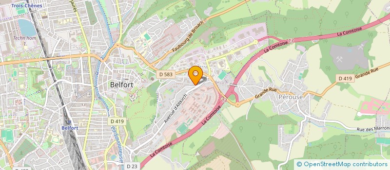 localisation de l'entreprise MONSIEUR CAFER BAYLAN à BELFORT