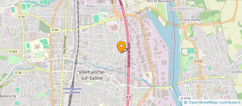 localisation de l'entreprise MONSIEUR CAFER DONMEZ à VILLEFRANCHE-SUR-SAONE