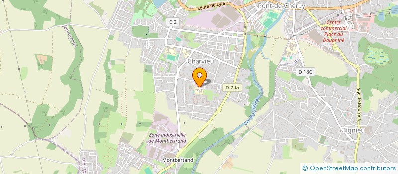 localisation de l'entreprise MONSIEUR CAGLAR AYKUT  CHARVIEU-CHAVAGNEUX
