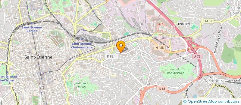 localisation de l'entreprise MONSIEUR CAGLAR CINAR à SAINT-ETIENNE