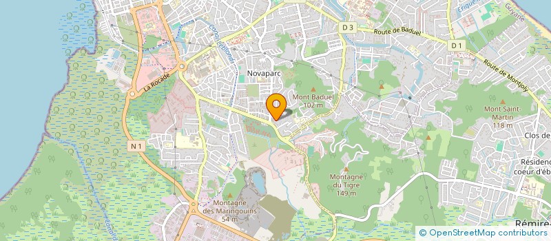 localisation de l'entreprise MONSIEUR CAI-SHAN LI  CAYENNE