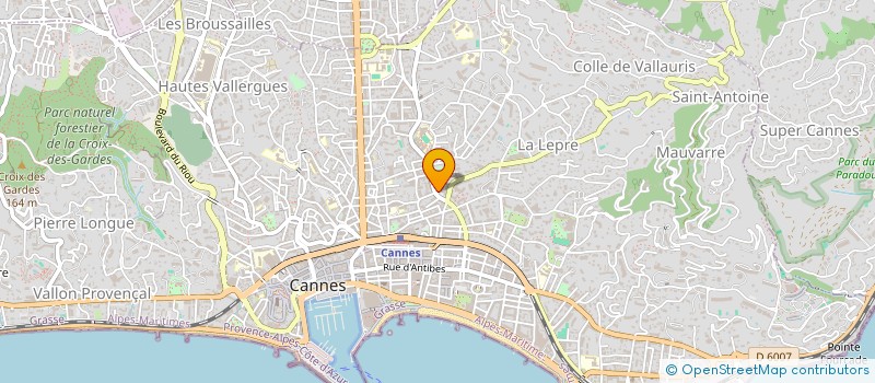 localisation de l'entreprise MONSIEUR CAIO D'ONOFRIO PAZ  CANNES