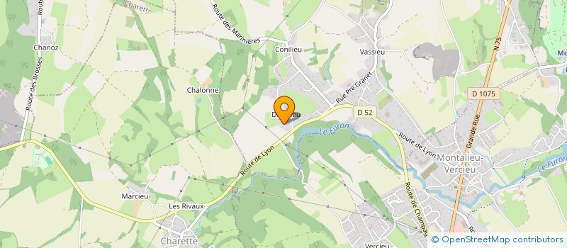 localisation de l'entreprise MONSIEUR CAIRO HUGO  PORCIEU-AMBLAGNIEU