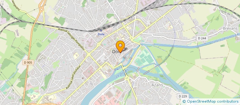 localisation de l'entreprise MONSIEUR CAIROLI BEE à DOLE