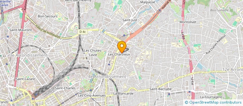 localisation de l'entreprise MONSIEUR CAISS KERKOUR à MARSEILLE 4EME