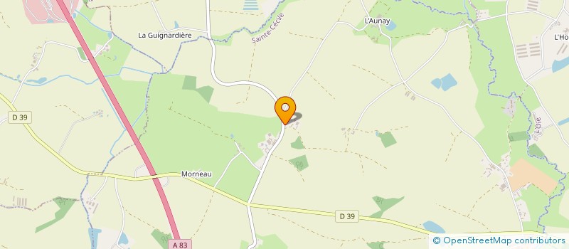 localisation de l'entreprise MONSIEUR CALAHAN ROBART  SAINTE-CECILE