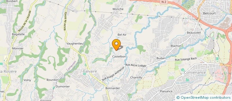 localisation de l'entreprise MONSIEUR CALEB BLANCHARD  BAIE-MAHAULT