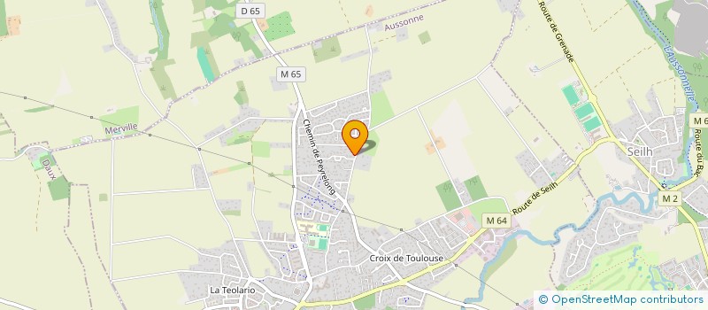 localisation de l'entreprise MONSIEUR CALEB CHOUNE à AUSSONNE