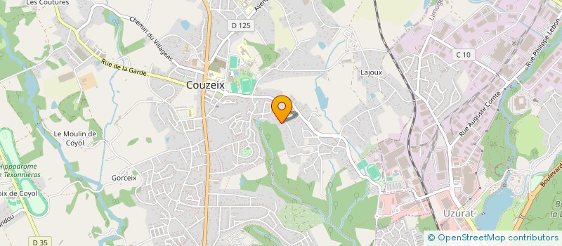 localisation de l'entreprise MONSIEUR CALEB GIMENEZ  COUZEIX