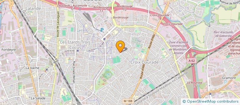 localisation de l'entreprise MONSIEUR CALEB NOMANYO  TOULOUSE